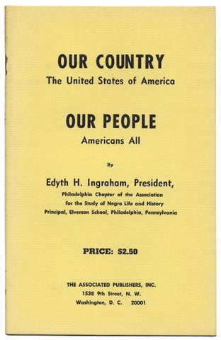 3731476] Our Country, The United States of America, Our People, Americans All. [cover title]....