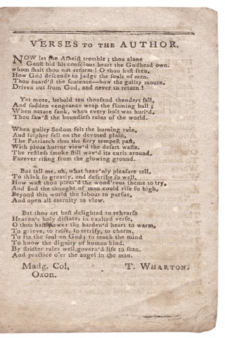 A Poem on the Last Day. In Three Books.