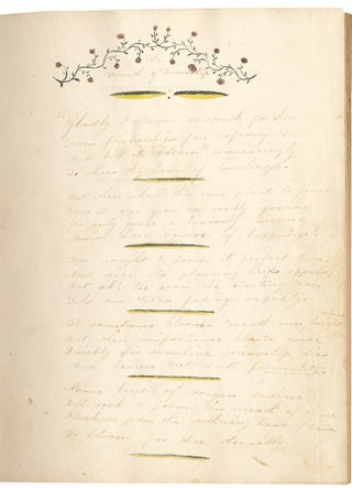 1836–1840 friendship album owned by Mary S. Osgood of Cincinnatus, New York and then owned by her sister, Helen Osgood Kingman.