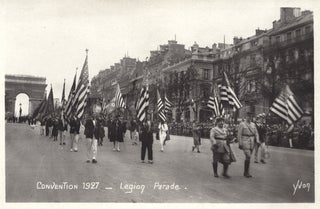 Nine Real Photo Postcards from the American Legion Parade at the 1927 National Convention in Paris.