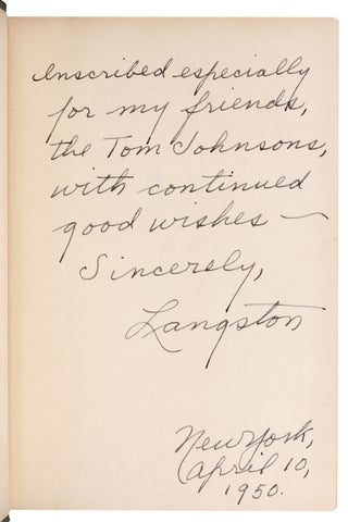 Simple Speaks His Mind. (Inscribed)