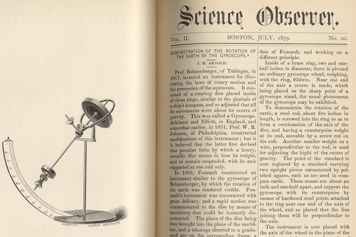 Science Observer The Science Observer. 1877 to 1881. Volume I–III | J. Ritchie Jr