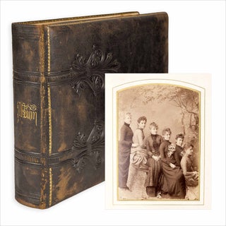 1880s – 1890s Cornell University Class Photo Album owned by Walter Douglas Young of Aurora, New York and Maryland.