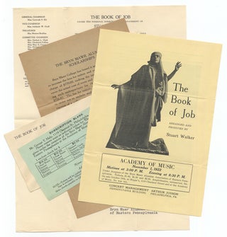 3731920] The Book of Job Arranged and Produced by Stuart Walker. Stuart Walker, 1888–1941