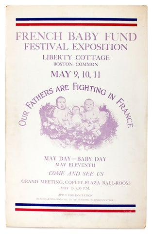French Baby Fund Festival Exhibition. Liberty Cottage. Boston Common. [opening lines]