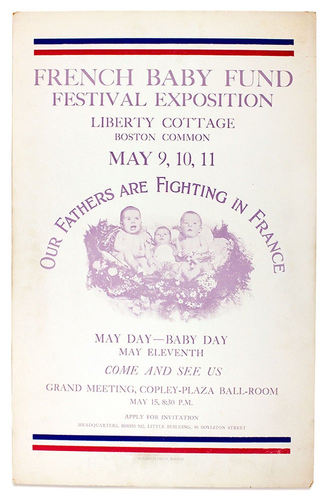 [3731940] French Baby Fund Festival Exhibition. Liberty Cottage. Boston Common. [opening lines]. Anon.