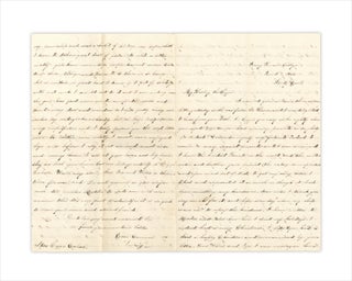 3731986] 1852–1861 Five Letters to the Eldest Daughter of Delaware’s 41st Governor, William...