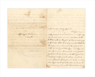 1852–1861 Five Letters to the Eldest Daughter of Delaware’s 41st Governor, William Cannon of Bridgeville, Sussex County, Delaware.