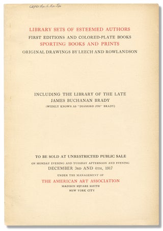 3732158] [“Diamond Jim” Brady] On Public Exhibition at The American Art Galleries ... Library...