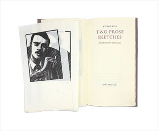 Two Prose Sketches. Introduction by Dana Gioia. [Signed limited edition with extra engraving]