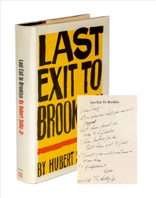 3732540] Last Exit To Brooklyn. (Presentation copy). Hubert Selby Jr