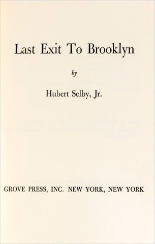 Last Exit To Brooklyn. (Presentation copy)