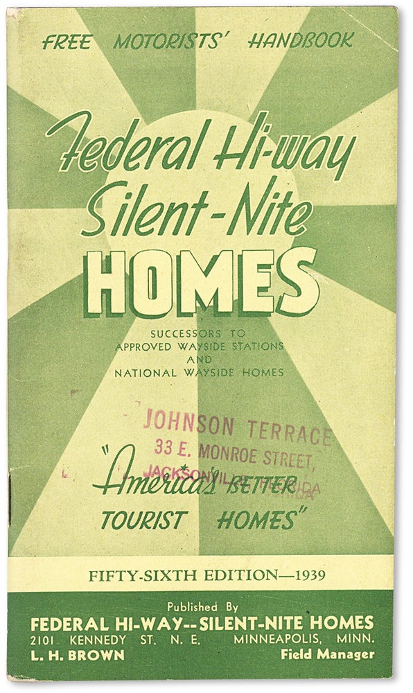 [3732744] Federal Hi-Way Silent-Nite Homes. [cover title]. Anon.