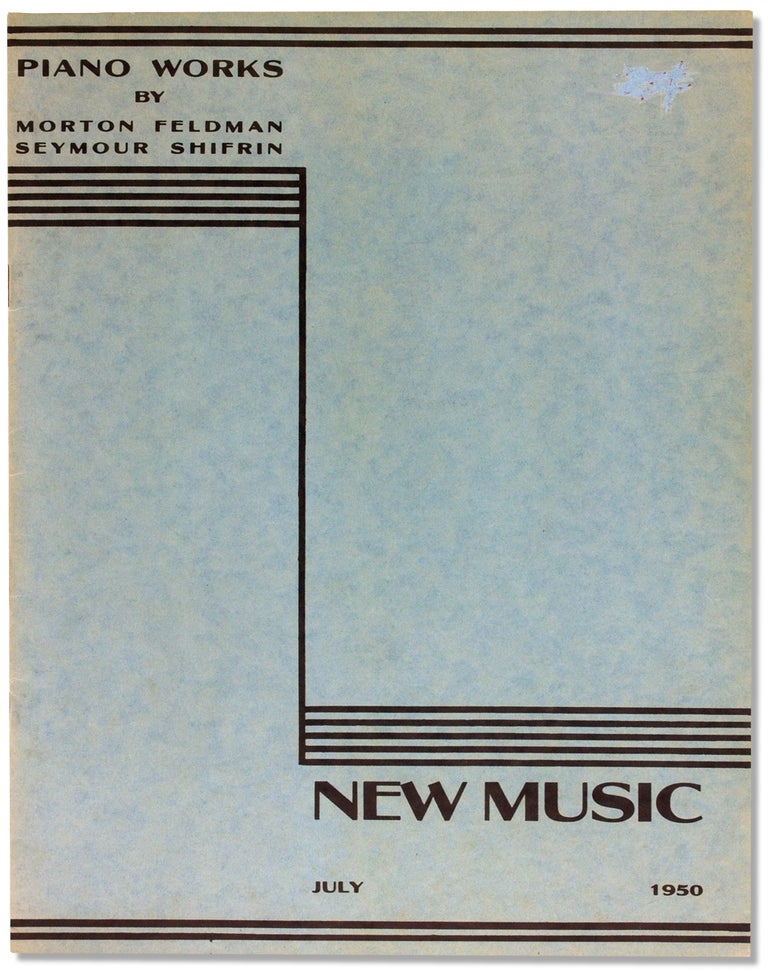 [3732870] Illusions for Piano [Morton Feldman in New Music Quarterly, July, 1950]. Morton Feldman, 1926–87.