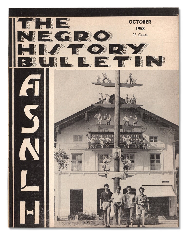 [3732913] The Negro History Bulletin. October 1958. Vol. XXII, No. 8. Association for the Study of Negro Life and History.