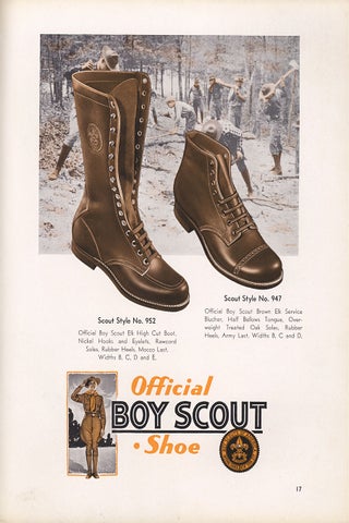 Four 1930s trade catalogs for “America’s Most Popular Boys Shoes” made by Gerberich-Payne Shoe Company of Mount Joy, Pennsylvania.