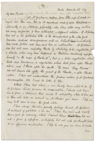 Scholar’s archive pertaining to Jared Sparks and other contemporary American and British historians.