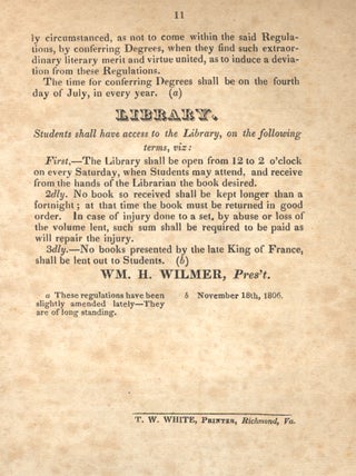 Laws of William & Mary, in Virginia.