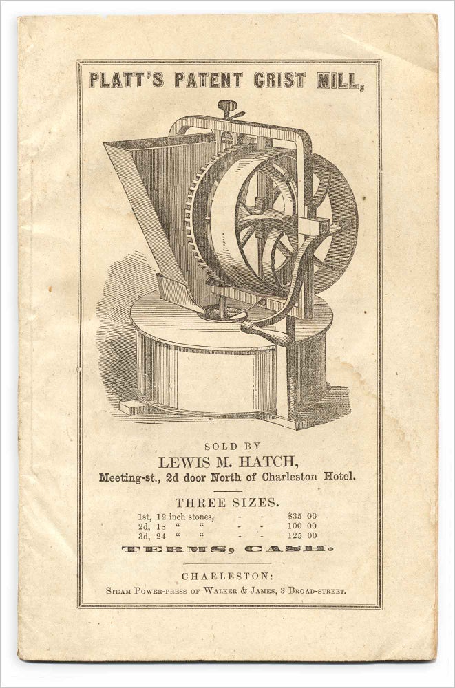 [3733095] L.M. Hatch, Commission Merchant, and Insurance Agent ... Charleston, S.C. [drop-title from South Carolina trade catalog]. merchant Lewis M. Hatch.