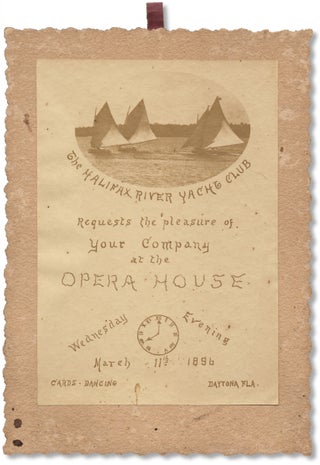 3733157] The Halifax River Yacht Club Requests the pleasure of Your Company at the Opera...