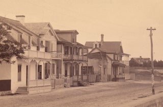 Ca. 1880s photograph of Bay Street, the Seawall and Fort Marion in St. Augustine, Florida.