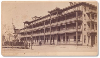 3733162] Ca. 1880s–1890s albumen photograph of the St. Augustine Hotel, erected 1873. Unk