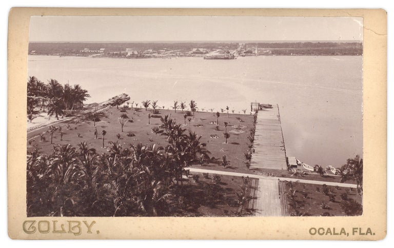 [3733165] Ca. 1890–1895 photograph of Indian River in Ocala, Florida by photographer Charles Harrison Colby. d. 1895 Charles Harrison Colby.