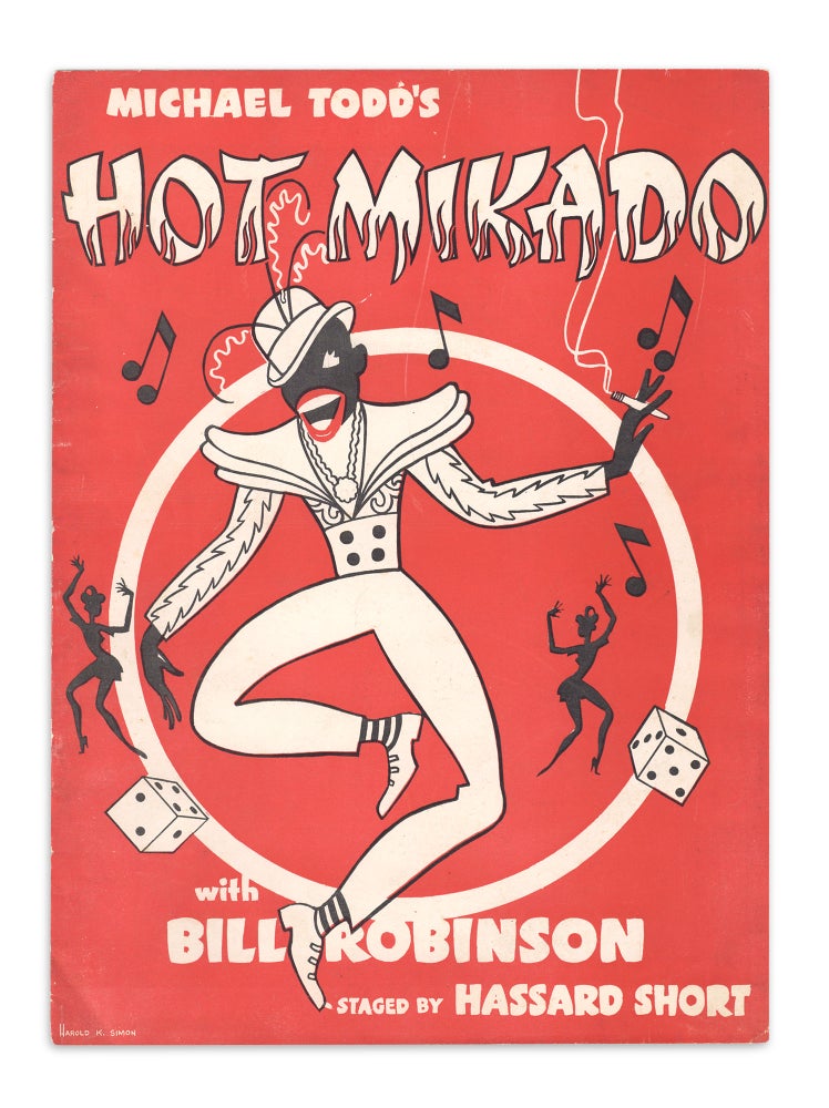 [3733188] Michael Todd’s Hot Mikado with Bill Robinson, staged by Hassard Short. Hall of Music, New York World’s Fair. Mike Todd, Charles Washburn, Harold K. Simon Bill Doll.