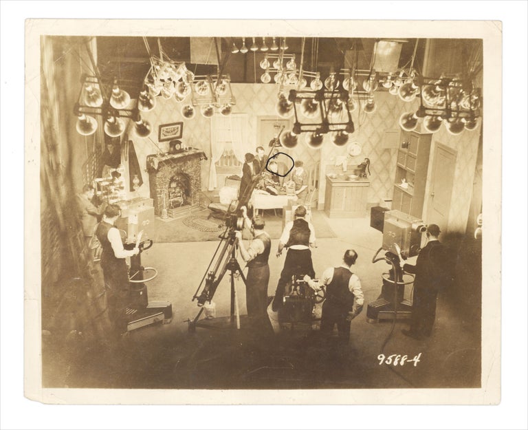 [3733222] Ca. 1950s Photograph of the soundstage of an experimental television production of “Trifles,” a feminist drama by Susan Glaspell. Unkwn.