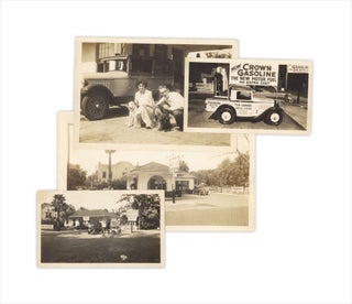 3733274] 1930–1933, Four photographs of Joe Cannon’s Service Station in Orlando, Florida....
