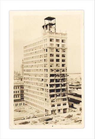 3733275] Photograph of the Florida Hurricane of 1926-damaged Meyer-Kiser Bank Building in Miami....