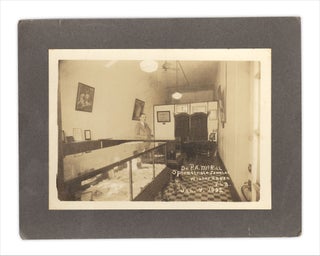 3733286] 1932 Winter Haven, Florida photograph of the interior of an optometrist and jeweler. Unkwn