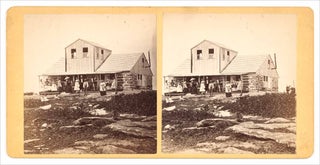 3733304] Ca. 1870s Stereoview of Summit House, Wachusett Mountain, Masachusetts. Photographer J...