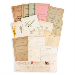 Philadelphia Normal School for Girls (now Philadelphia High School for Girls) Collection kept by the sisters Katie, Mary, and Mamie Cope.