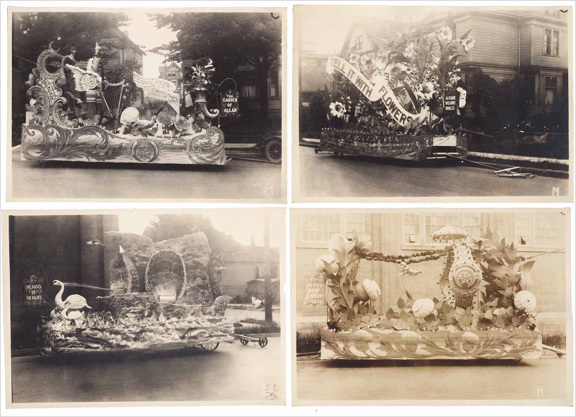 Oregon Rose Float 1920 Portland, Oregon Rose Festival Parade Archive of 18 original ...