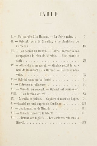 Miralda: La Petite Négresse ou Le Rossignol Noir de la Havane. D’après l’allemand de Herchenbach.