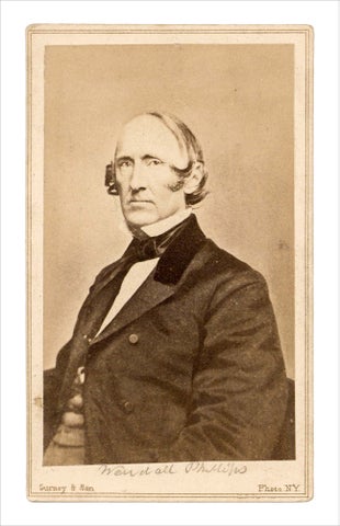 3733954] Carte-de-visite photograph of Wendell Phillips, abolitionist and social reformer....