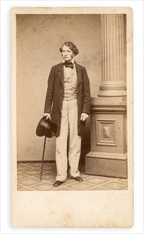 3733956] Carte-de-visite photograph of Charles Sumner, abolitionist and Massachusetts senator....