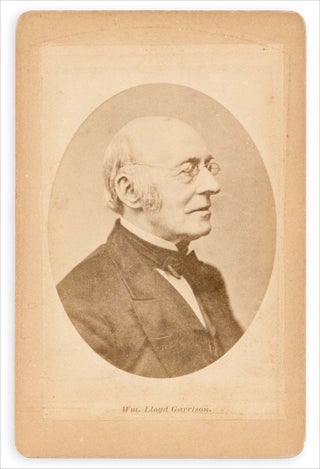 3733957] Cabinet card photograph of William Lloyd Garrison, abolitionist and Massachusetts social...