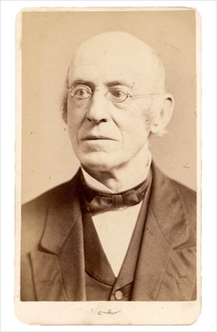 3733958] Carte-de-visite photograph of William Lloyd Garrison, abolitionist and Massachusetts...
