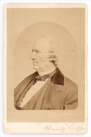 3733960] Cabinet card photograph of Wendell Phillips, abolitionist and social reformer....