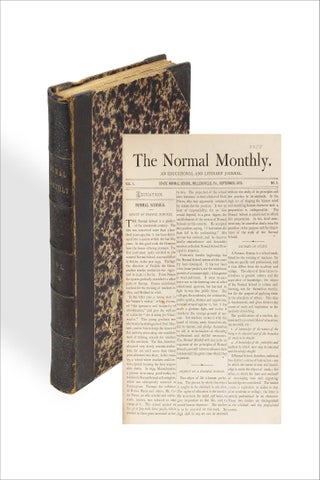 The Normal Monthly 1873–1876. An Educational and Literary Journal.