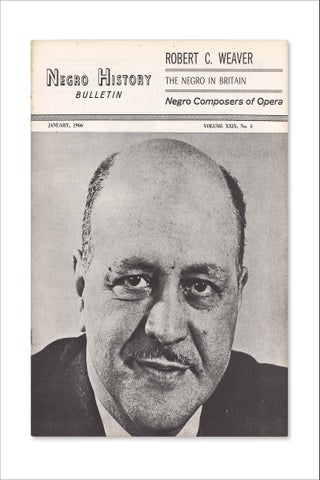 Negro History Bulletin Vol. 29 No 4. January, 1966.