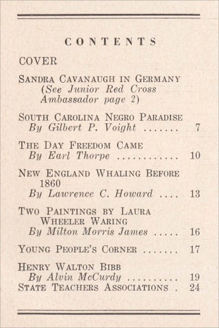The Negro History Bulletin. October 1958. Vol. XXII, No. 8.