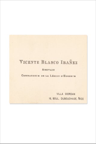 3735016] Vicente Blasco Ib&aacute;&ntilde;ez (1867-1928) was a Spanish novelist, journalist, and political...