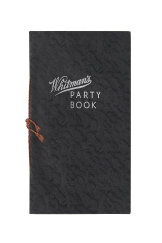 Whitman’s Party Book. Illustrated with Chocolate Gift Boxes.